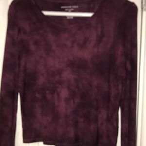 Burgundy crop from American Eagle size medium